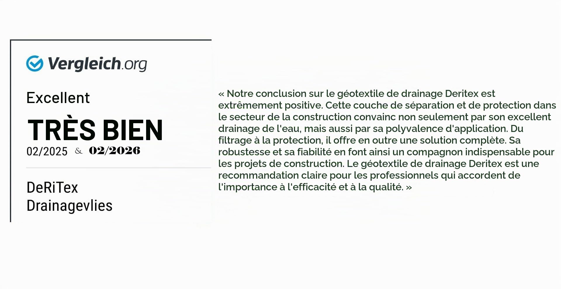 200 g/300 g/500 g non-tissé filtrant (300 g – 1 m x 50 m = 50 m²)