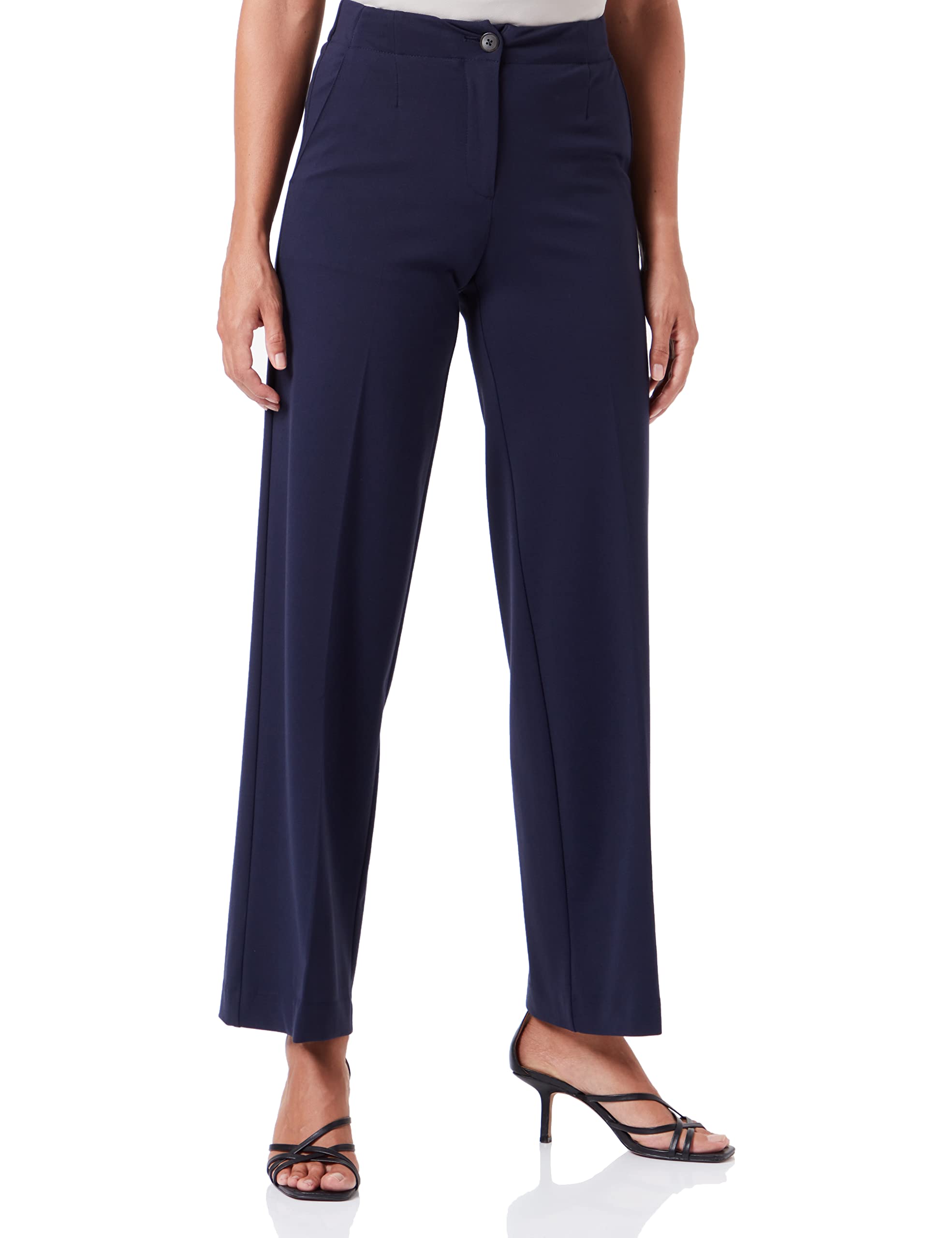 TOM TAILOR Women's 1033285 Lea Flared Trousers