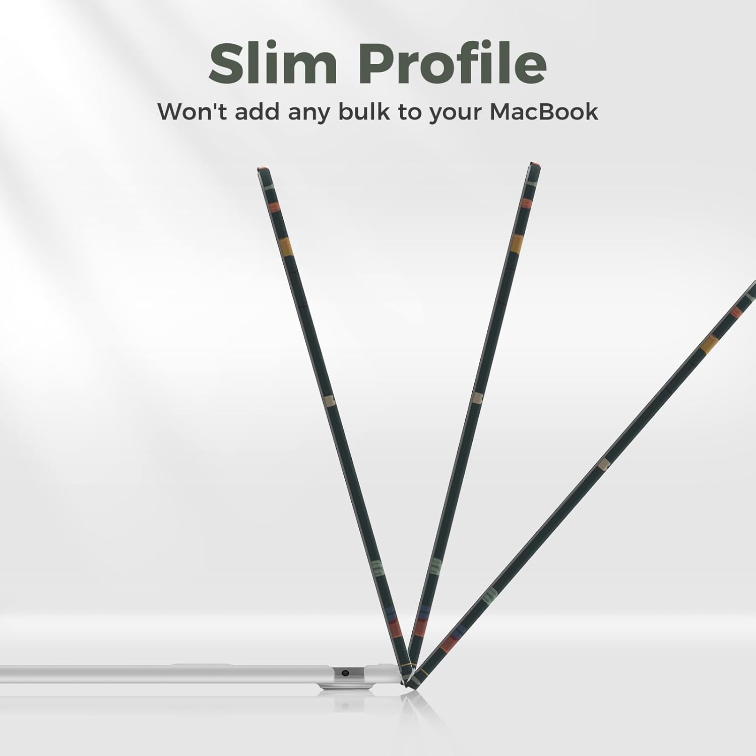 iCasso for M4 MacBook Air 13 inch Case 2026 2025-2022 M3 M2 Model A 3240 A3113 A2681, Sturdy Protective Hard Shell Case for Mac Air 13.6", Keyboard Cover + Screen Protector,Green Butterfly - Image 8