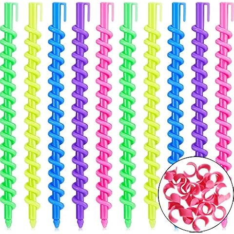 100 Pieces Spiral Hair Perm Rod Cover