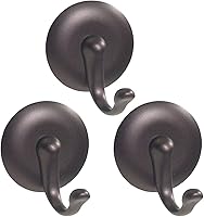 Vista 7 de iDesign York AFFIXX - Ganchos de almacenamiento autoadhesivos de plástico sin BPA, 2.3 x 2 x 1.5 pulgadas, bronce (paquete de 2)