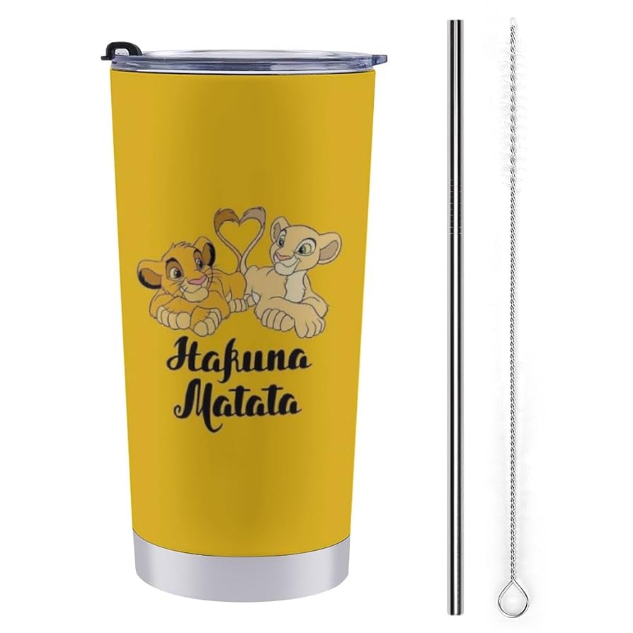 Amazon | シンバ ライオンキング 獅子柄 タンブラー マグカップ