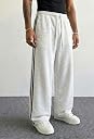 dockstreet Mens Open Bottom Wide Legged Sweatpants.24RTB0226D-HIMALAYAN-OPEN Bottoms-30 gallery image