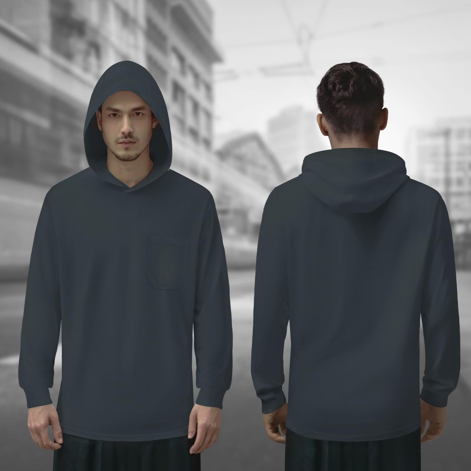 TCCFCCT Camisas de alta visibilidad para hombre, clase 3, camisas de alta visibilidad para hombre