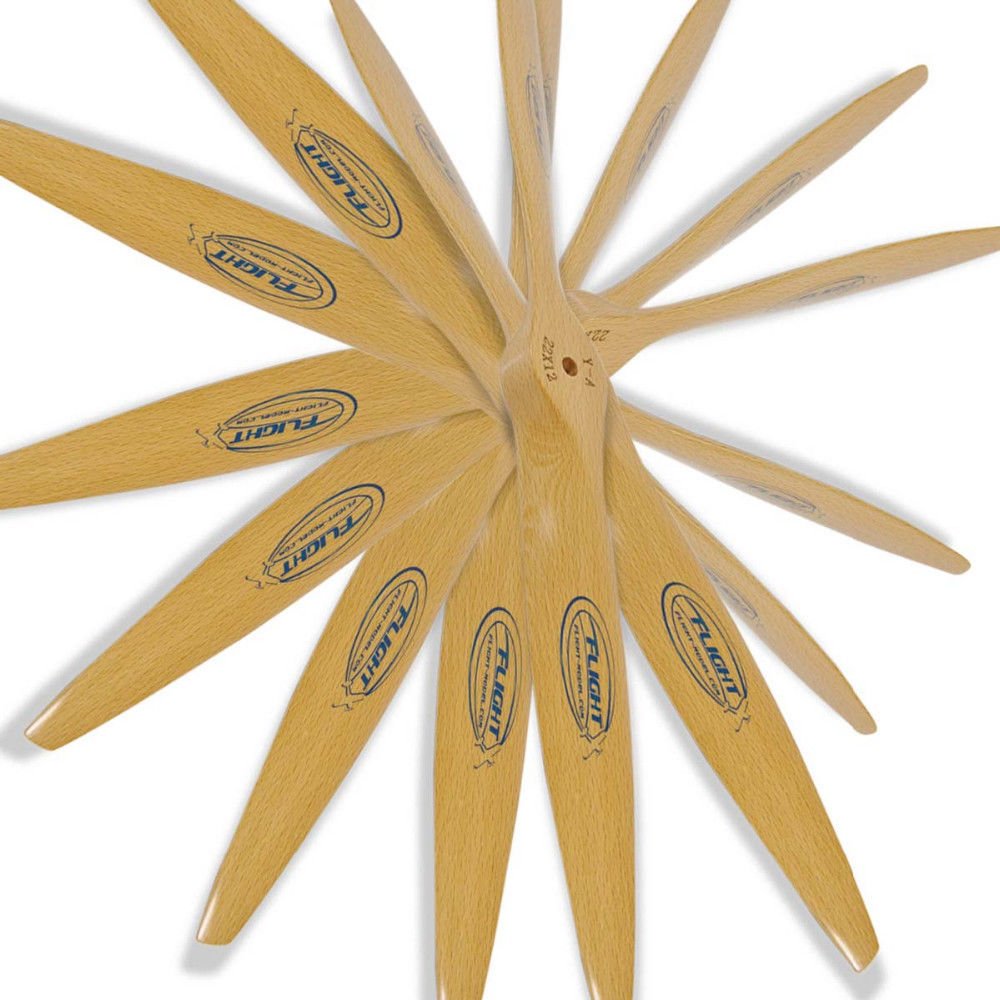 ZYHOBBY 1X RC Plane Accessories Flight 24X10 Strong Wood Gas CW Propeller/Prop Model HBY