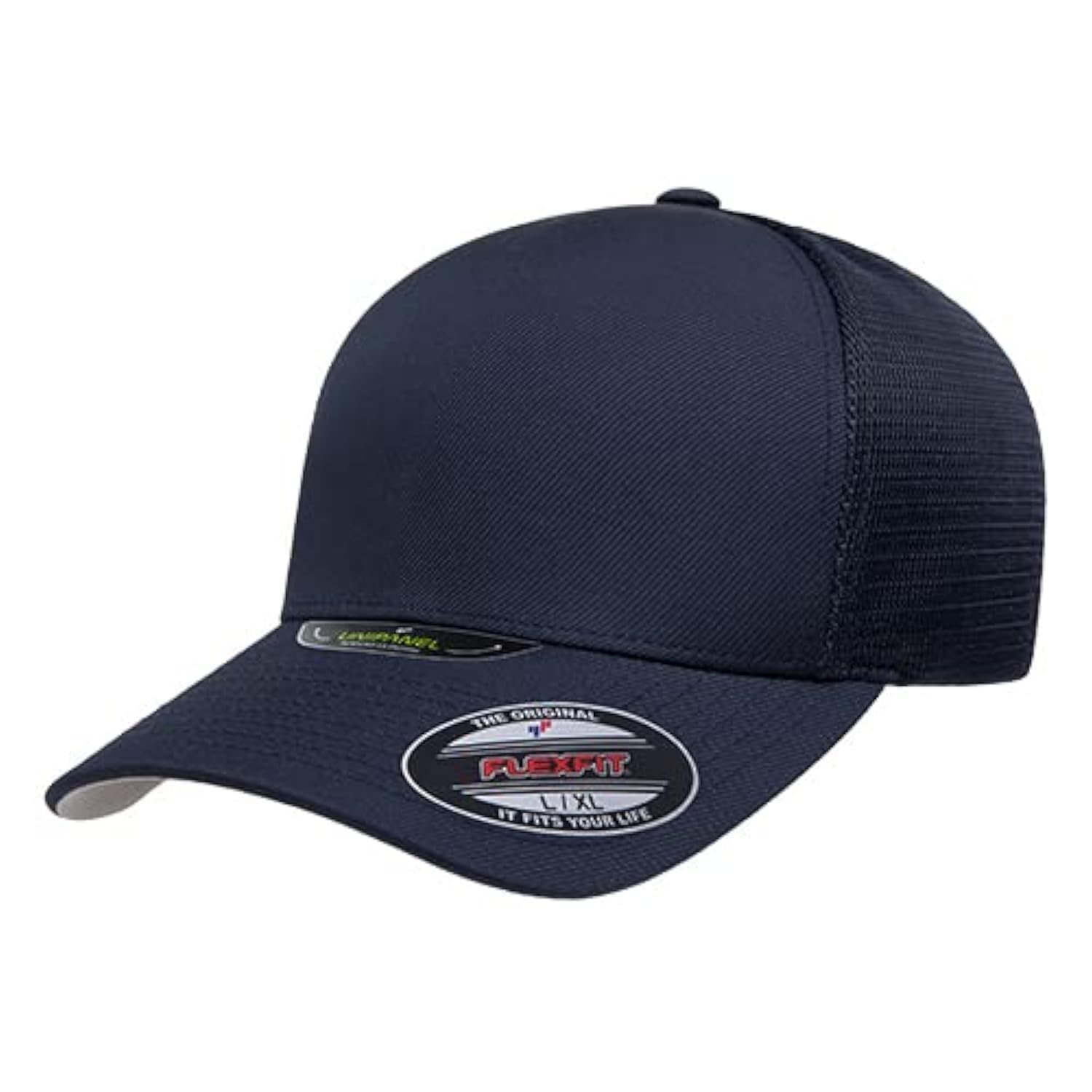 Flexfit Melange Unipanel Trucker Cap Baseball, Navy, S/M