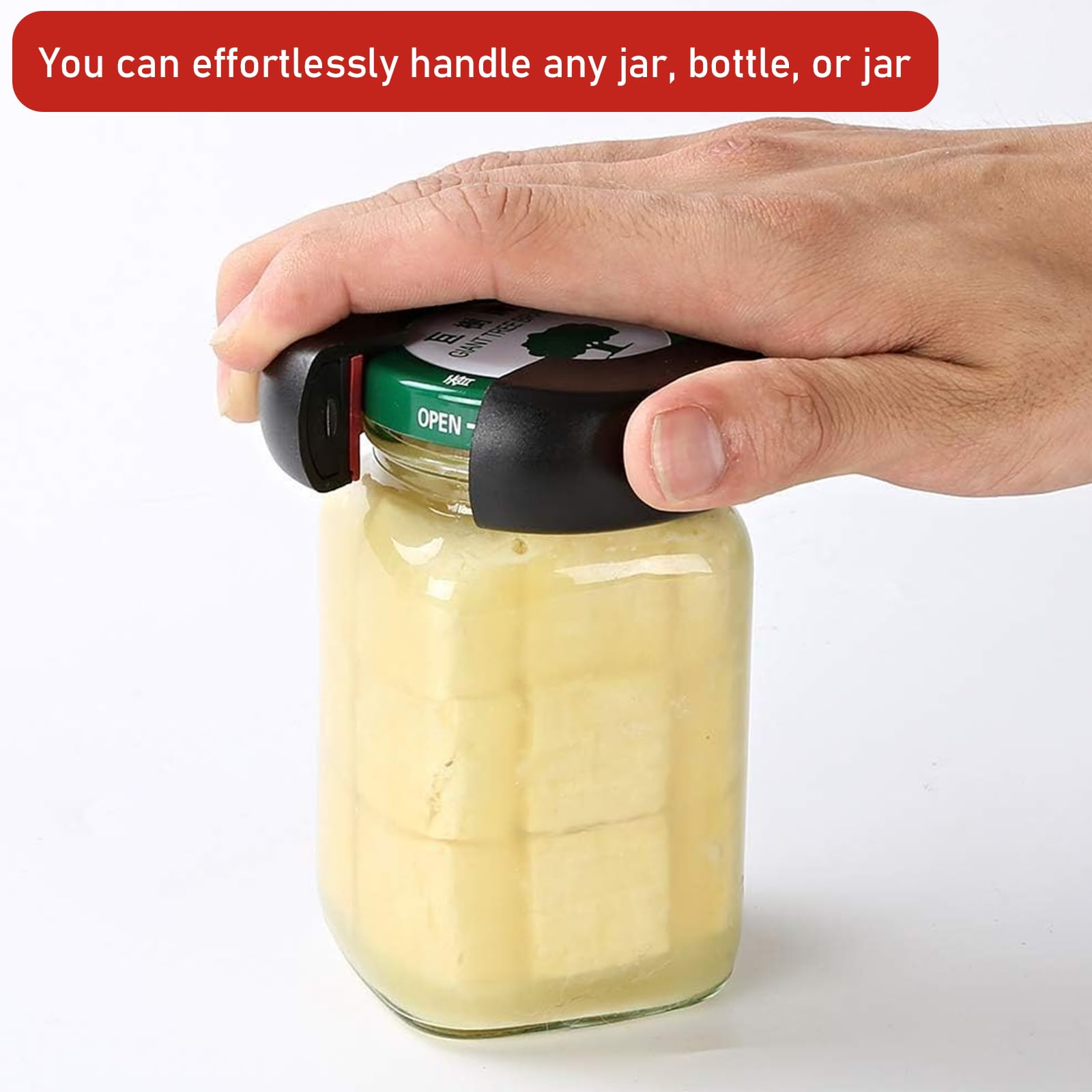 Apriscatole Super Facile Per Barattoli E Bottiglie - Ideale Per Mani Artritiche E Anziani (Blu) - Foto 4