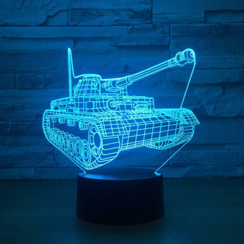 Veilleuse 3D avec interrupteur USB pour chambre à coucher, chevet, petite lampe de table, décoration de dortoir, veilleuse créative