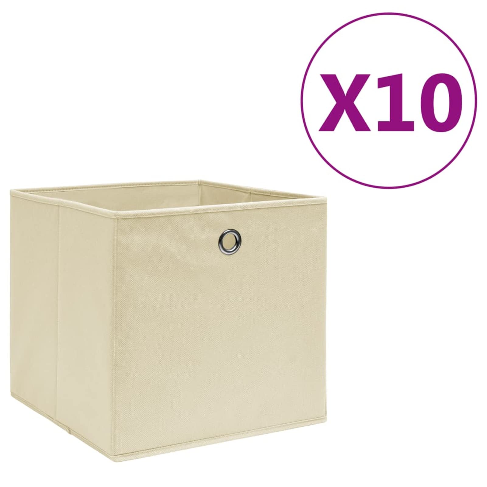 Gecheer Aufbewahrungsbox Truhe Zusammenklappbar Auflagenbox Spielkiste Regalkorb Faltkiste Korb Gartenbox Kinderbox Box Kiste Faltbox Vliesstoff 28x28x28cm Dunkelrot,Vlies,Z