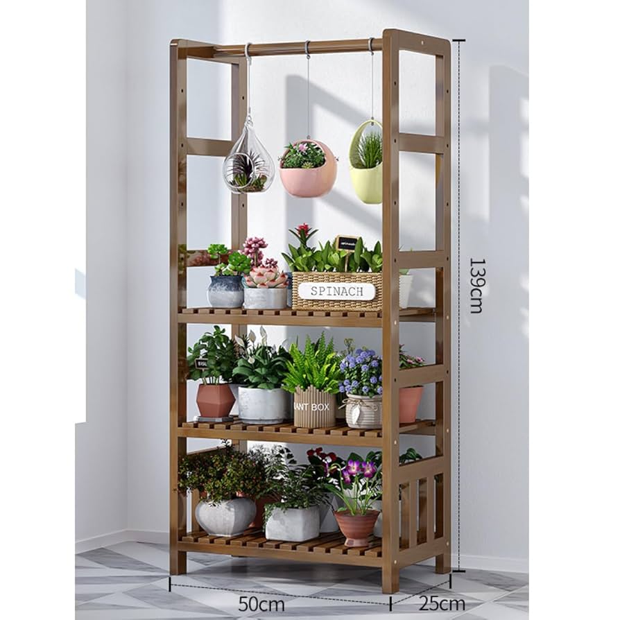 三段式のデザイン　ガーデニング　フラワースタンド　木製 フラワースタンド 木製 3段 室内 屋外 おしゃれ 玄関先 三段