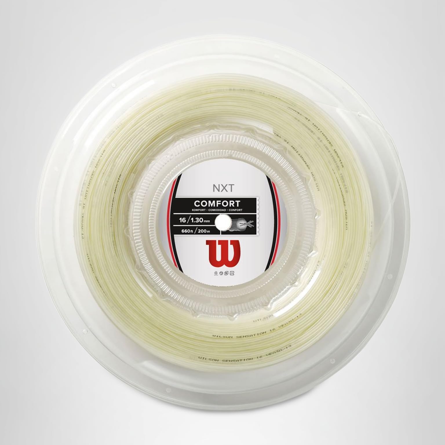 WILSON NXT (16-1.30mm) Tennis String Reel (Natural) : Sports & Outdoors