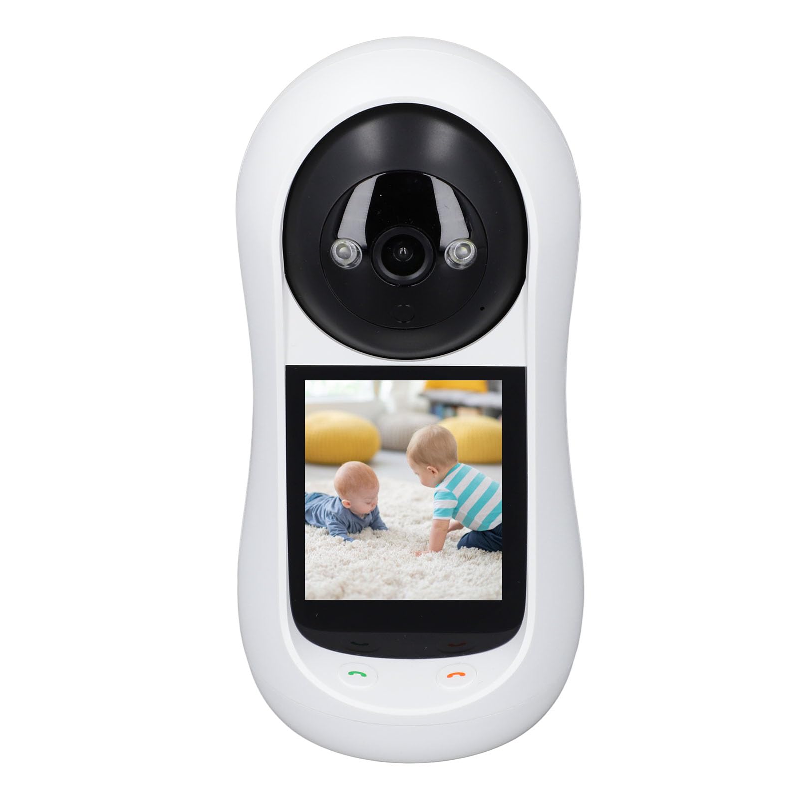 Tosuny Caméra D'appel Vidéo Bidirectionnelle avec écran IPS HD de 2,8 Pouces, Caméra de sécurité Intelligente WiFi 2,4G avec Détection de Mouvement, Vision Nocturne, pour L'intérieur