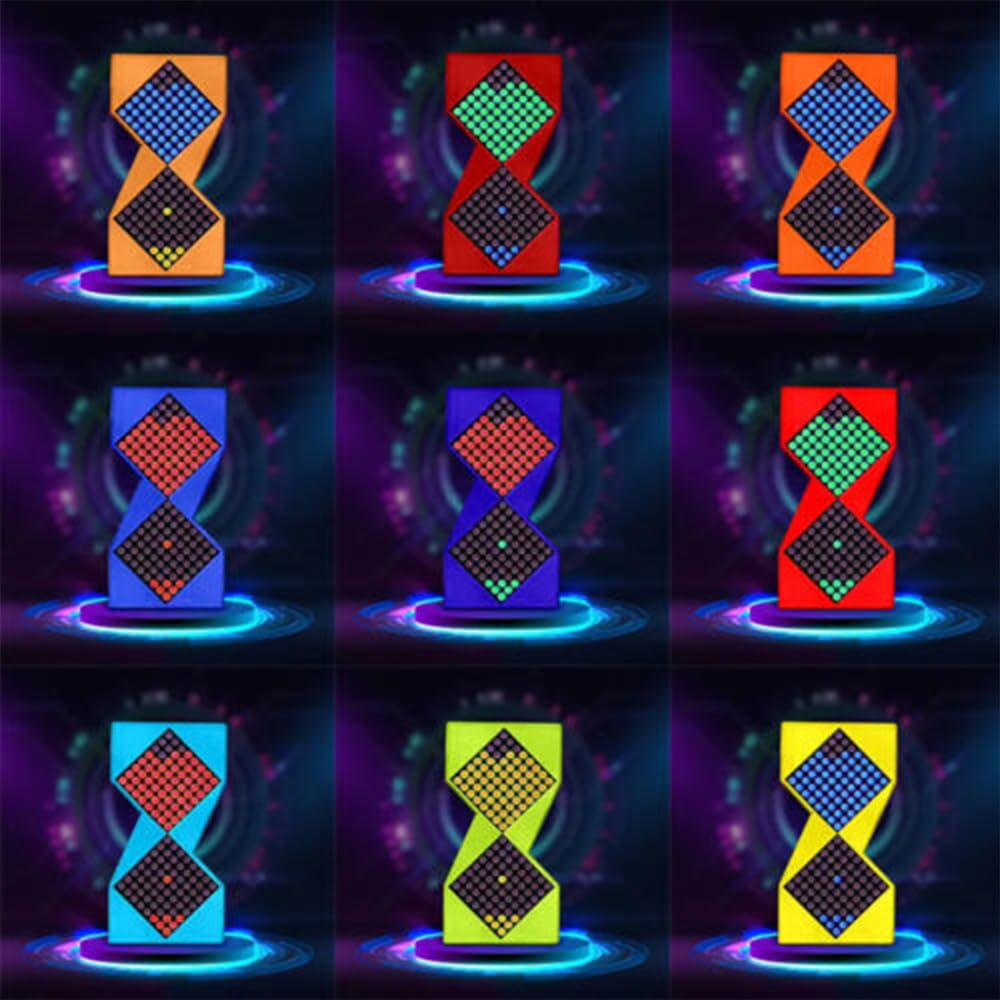 Clessidra Elettronica LED 3D Regolabile Da 1 A 30 Minuti - Timer Digitale Con Effetto Sabbia - Per Cucina, Ufficio, Studio, Giochi