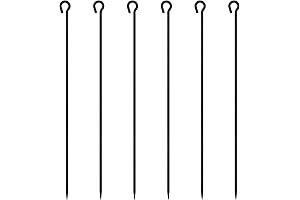 48" Rebar Stakes - Ultra Durable Metal Rope Stakes for Garden, Fence,...