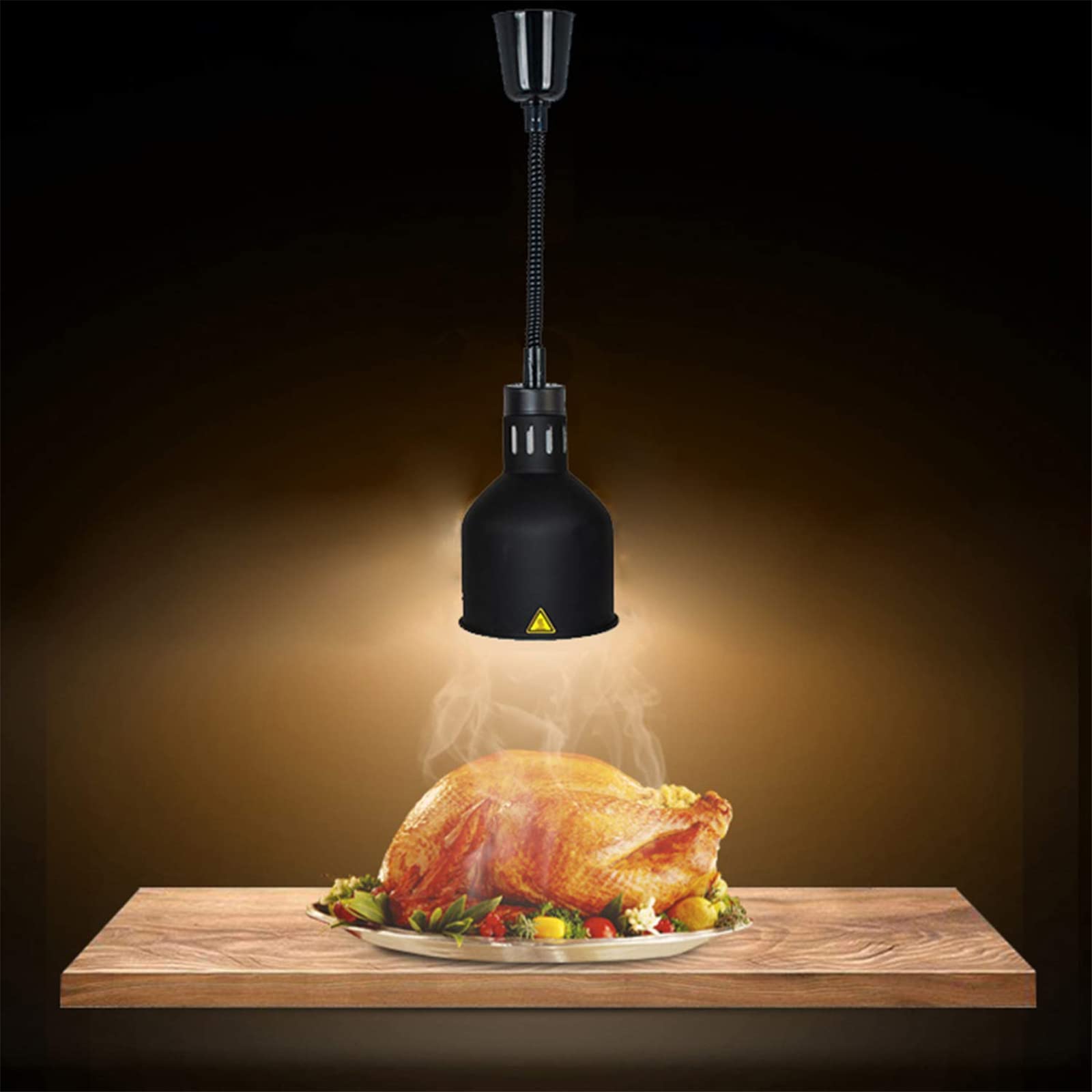 Robot da Cucina per Robot da Cucina 2 Pezzi scaldavivande Commerciale, Lampada riscaldante a Buffet per Mantenere Il Cibo Caldo, 60-180 cm per la Cucina del Ristorante
