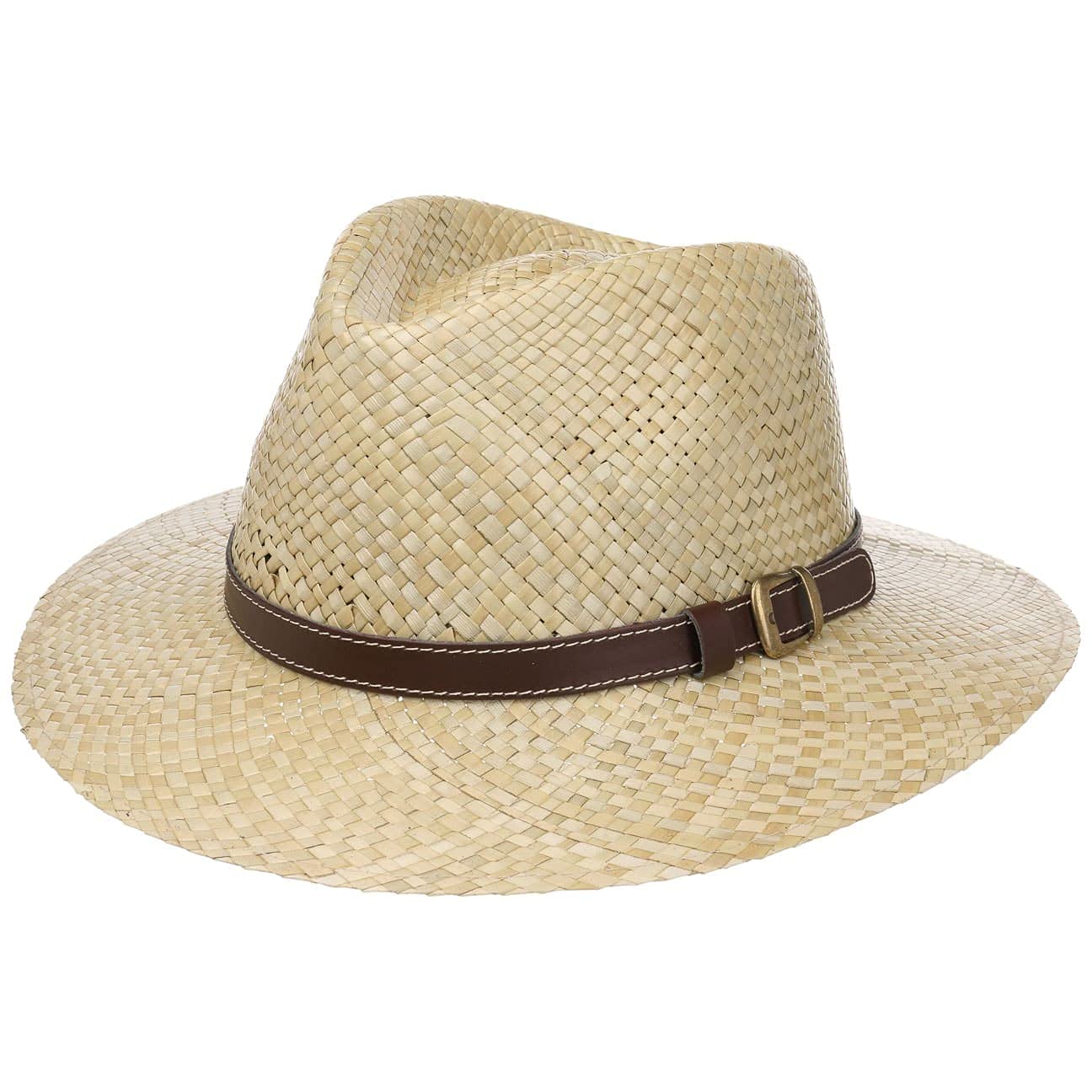 LIPODO Sombrero de Paja Carsell Traveller Mujer/Hombre - Made in Italy Sol Primavera/Verano