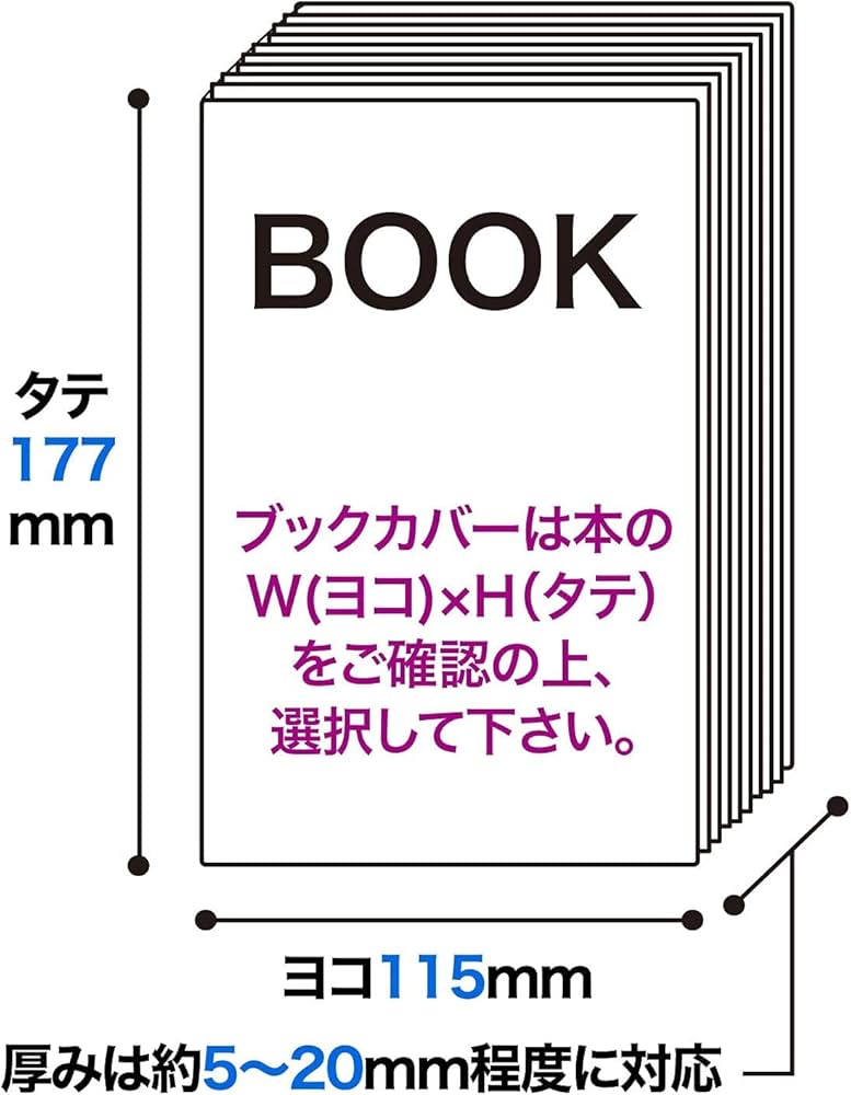 漫画2冊以上　　全て透明ブックカバー付きです Amazon | 【コミック忍者プレミアム】厚口40ミクロン 透明ブックカバー