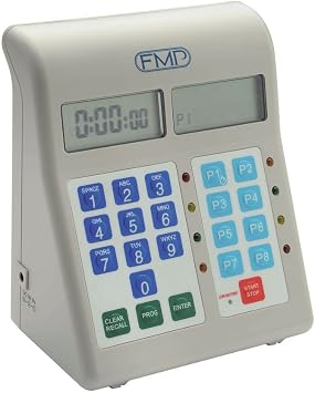 FMP 151-8800 Digital Kitchen Timer 8-in-1 Battery Operated Digital Timer for Kitchen, Cooking, Restaurant, Classroom Countdown & Count-Up Function for Home Use