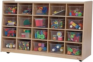 Tip-Me-Not WD14581 Tip-Me-Not 20 Tray Storage with Translucent Trays