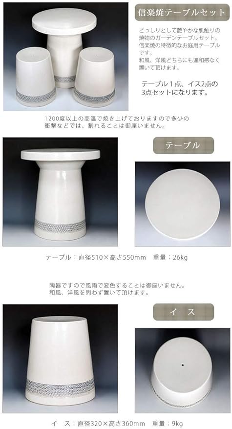 SA66-7 信楽焼 カスミ唐草テーブルセット5点 20号 | www.bonkulovic.com