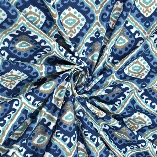 Image of India 100% Pure Cotton Jaipuri Printed Double Bedsheet with 2 Pillow Covers | Traditional Sanganeri Floral Design | Soft Breathable Fabric | King Size Bedsheet for Bedroom (Kaya48)