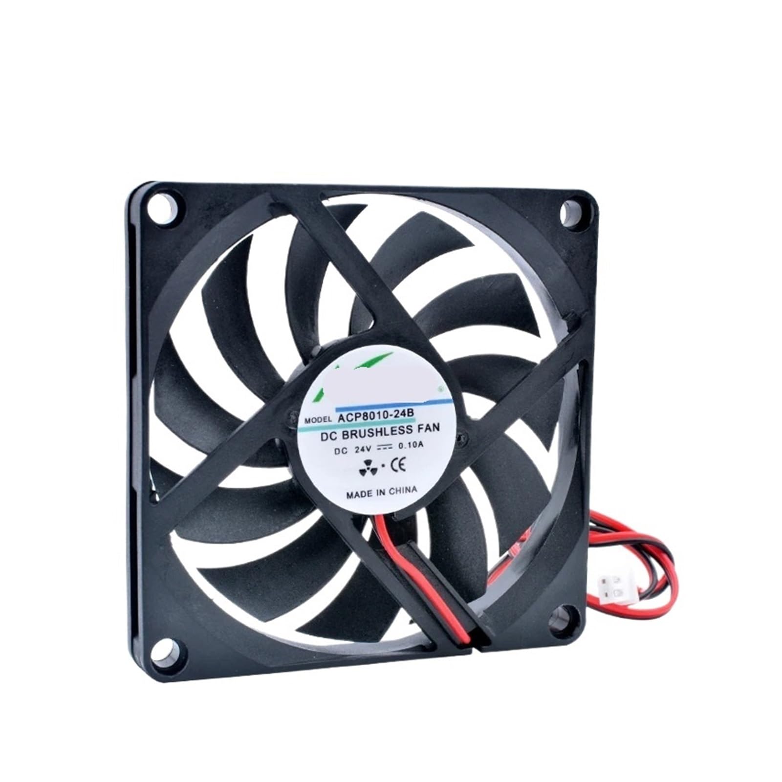 JJKKOZVQF 8010 8cm 80mm fan 80x80x10mm DC5V 12V 24V 2 wires 2pin(5V Sleeve)