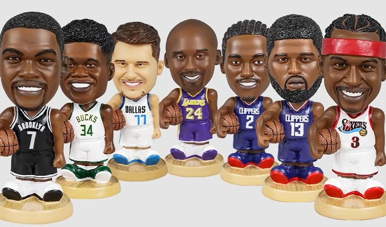 Amazon | NBA バスケットボール 選手 ボブルヘッド フィギュア