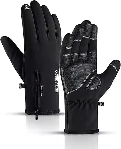 WIBIMEN - Guantes impermeables y aptos para 30 grados Fahrenheit ideales para esquí y snowboard guantes resistentes al viento para pantallas