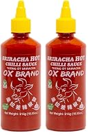 [MISHIMA] OX Brand Sriracha Hot Chilli Sauce (1Bottle(18.25 Oz)) (Pack of 2)