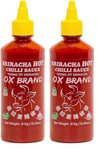 [MISHIMA] OX Brand Sriracha Hot Chilli Sauce (1Bottle(18.25 Oz)) (Pack of 2)