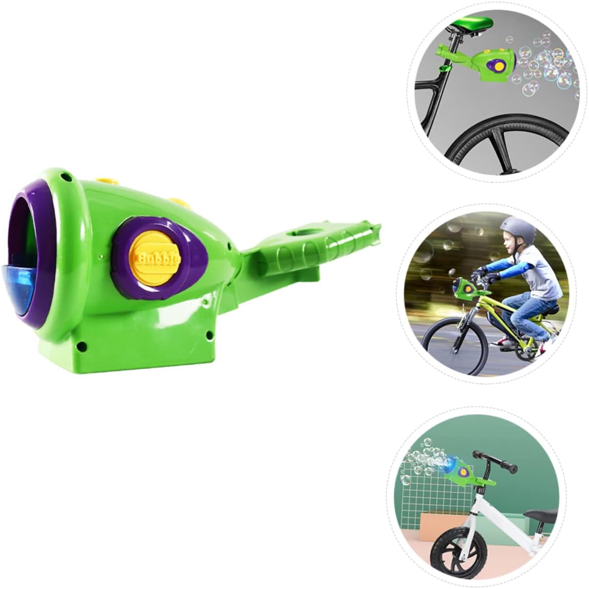 Gatuida Bubble Machine for Boys and Girls Toddler Bubble Blower for Children Bike Attachment Party Supply