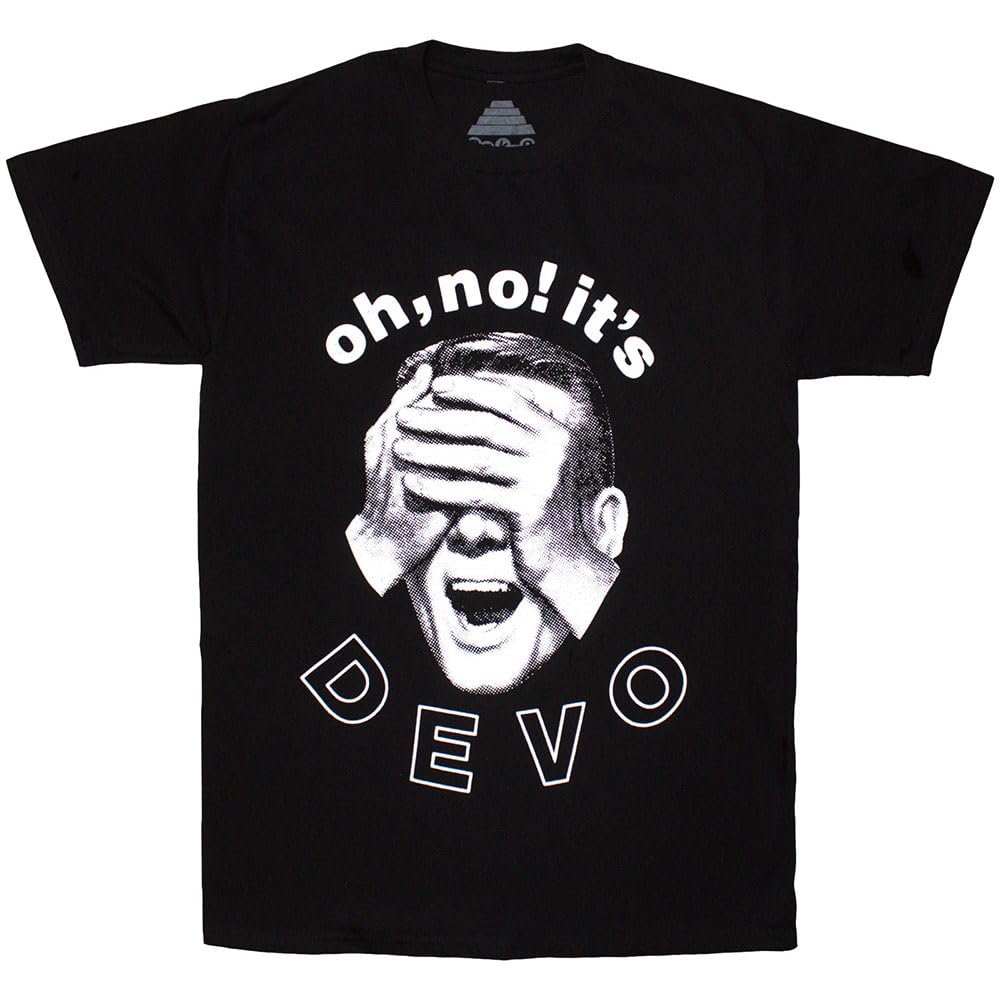 Devo Shocked Daddy Official Tee T-Shirt Mens Unisex (Large) Black