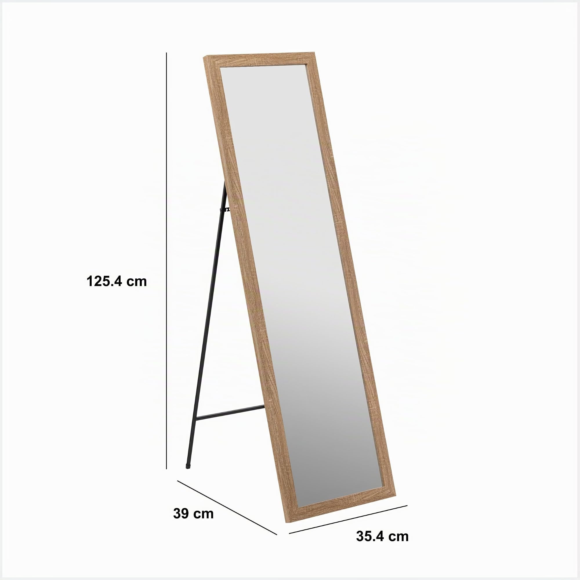 ATMOSPHERA CREATEUR D'INTERIEUR Espejo pivotante con Base Duo, Verde ficus