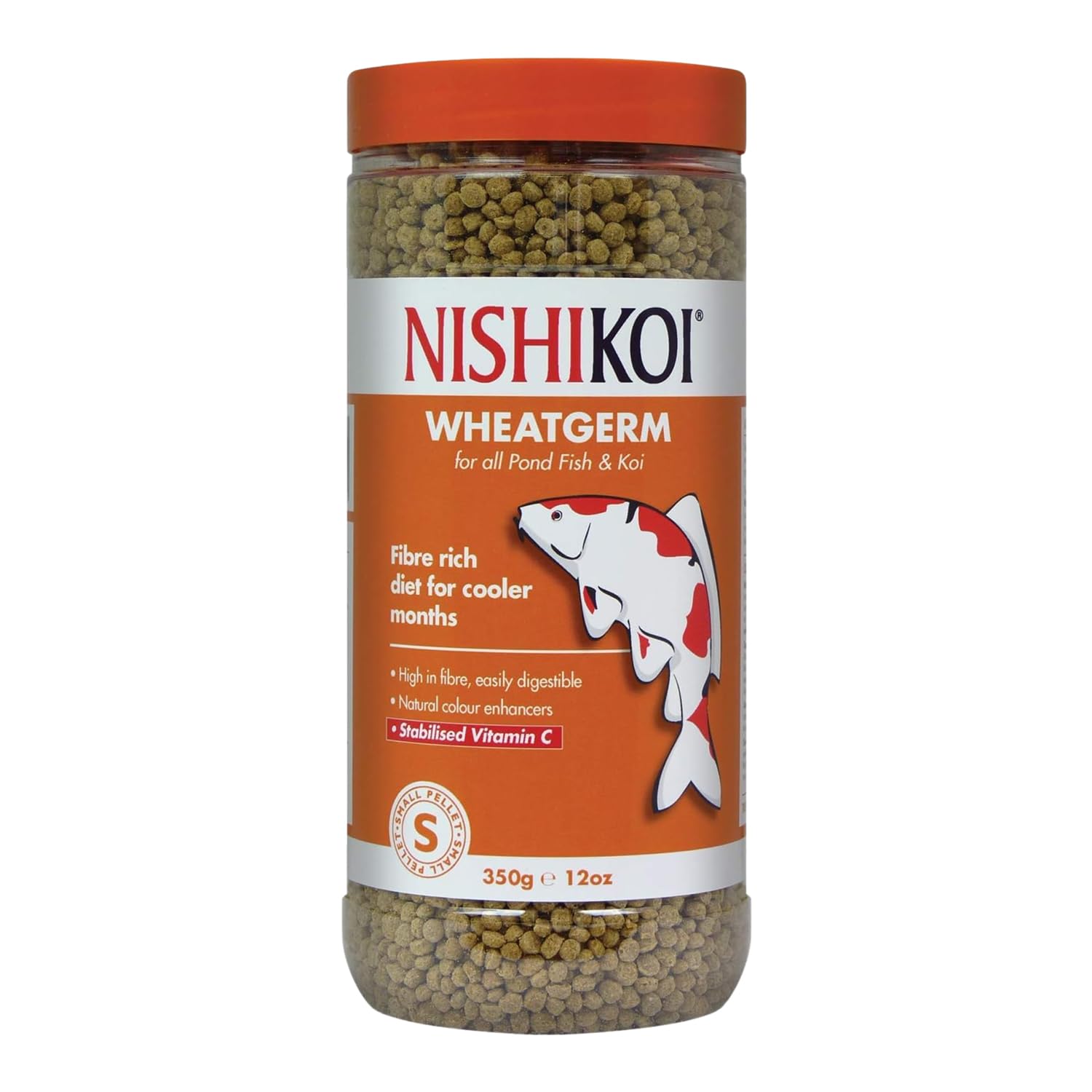 Nishikoi Wheatgerm Complete Food for Koi and Pond Fish - Small Pellets - 350g