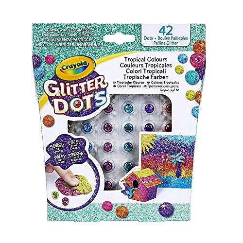 Crayola Glitter Dots Tropical Colors 42 Dots