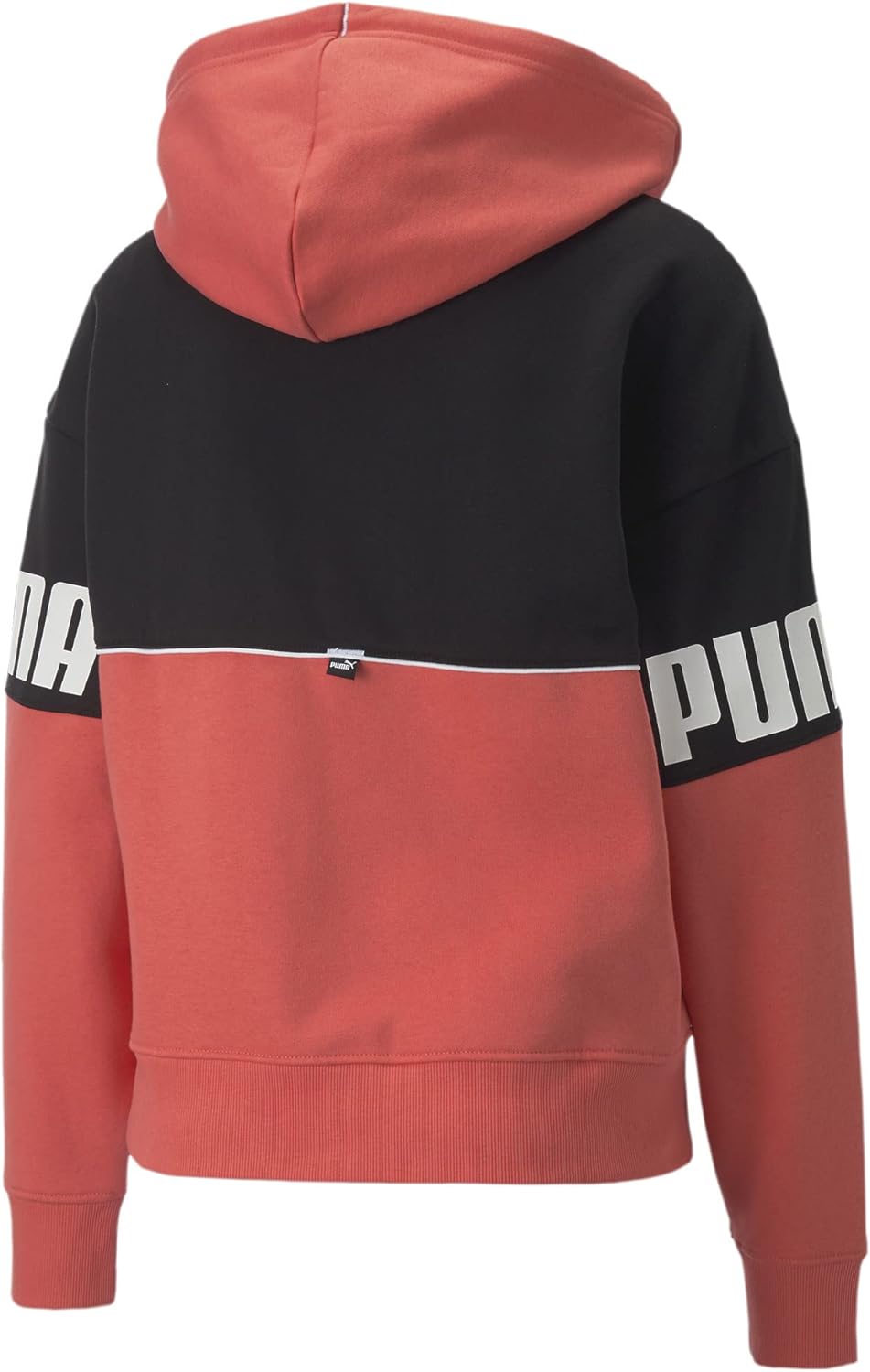 PUMA Men's Big and Tall Power Colorblock Fleece Hoodie