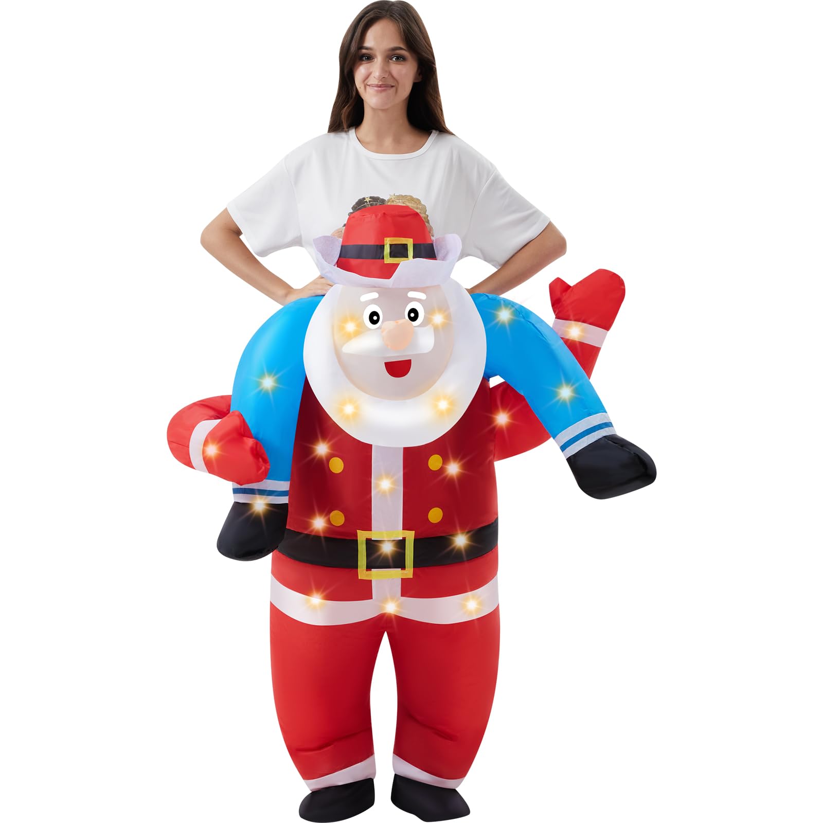 Amazon.co.jp: WinnerWhy クリスマス インフレータブル コスチューム