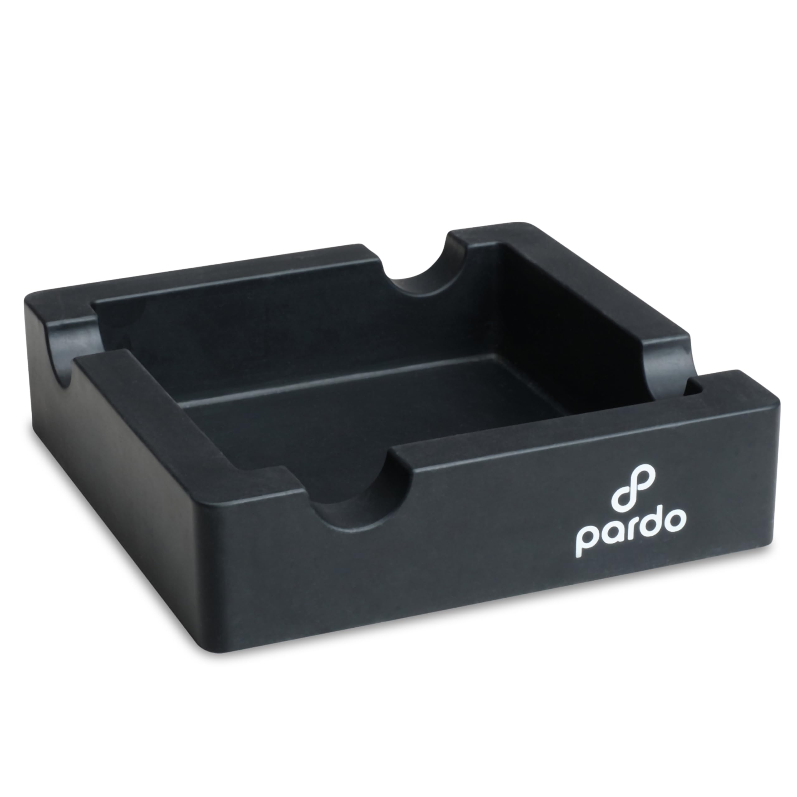 Pardo Cigar Black Unbreakable Outdoor Cigar Ashtray