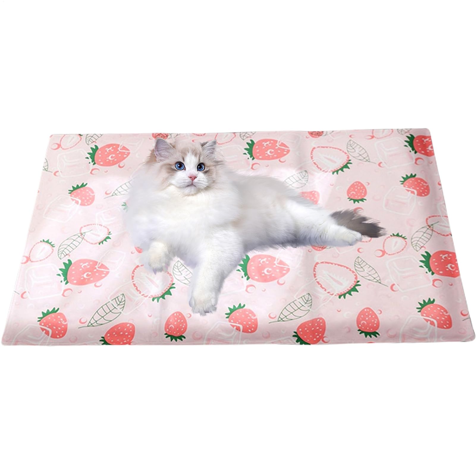 Lit de refroidissement pour chats et tapis lavable anti-glissement