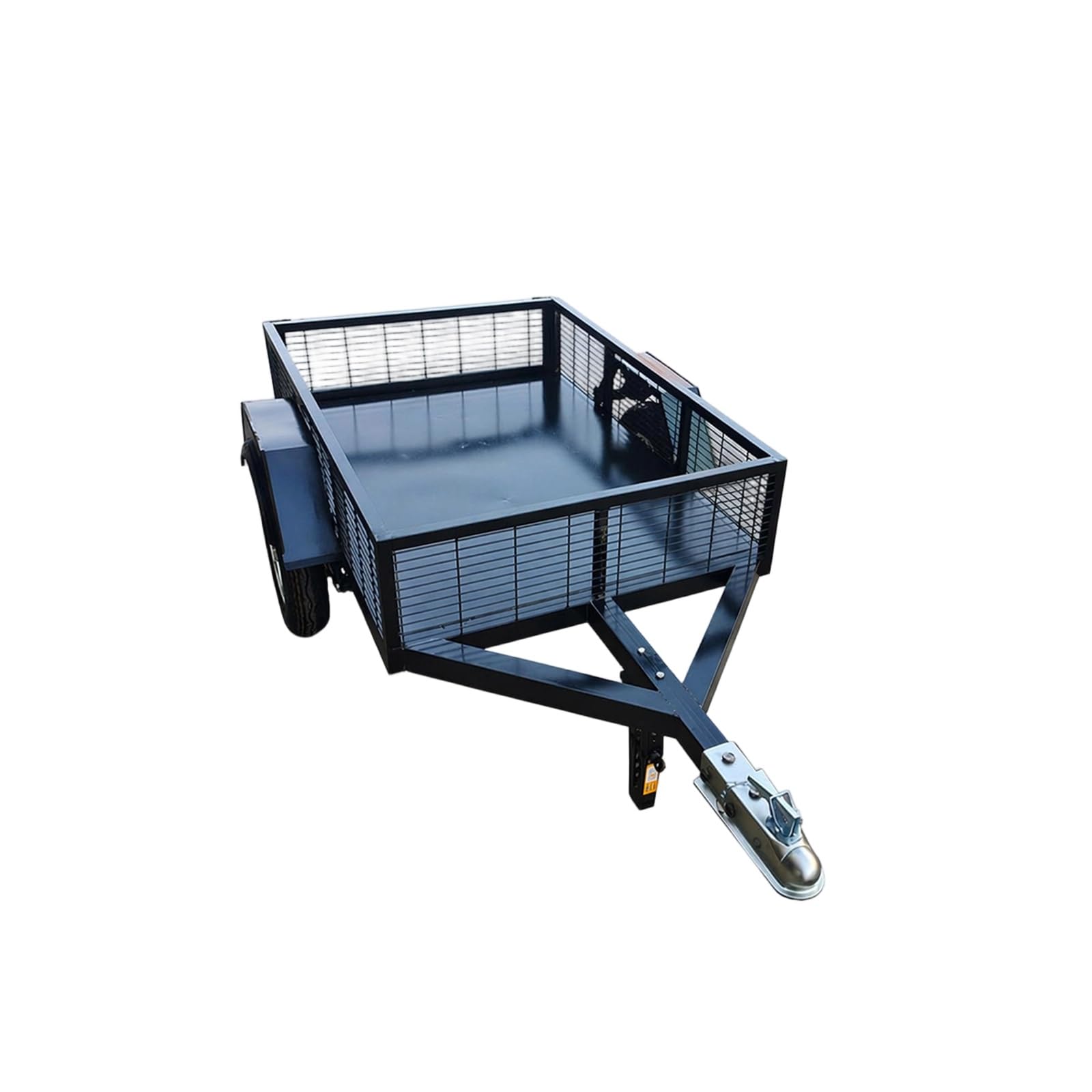Remolque Carga para E-Bici, Carro de Acero Plegable Pesado | Capacidad 110 lb, Enganche Universal para E-Bicis – Ideal para Viajes Diarios, Compras y Transporte Urbano