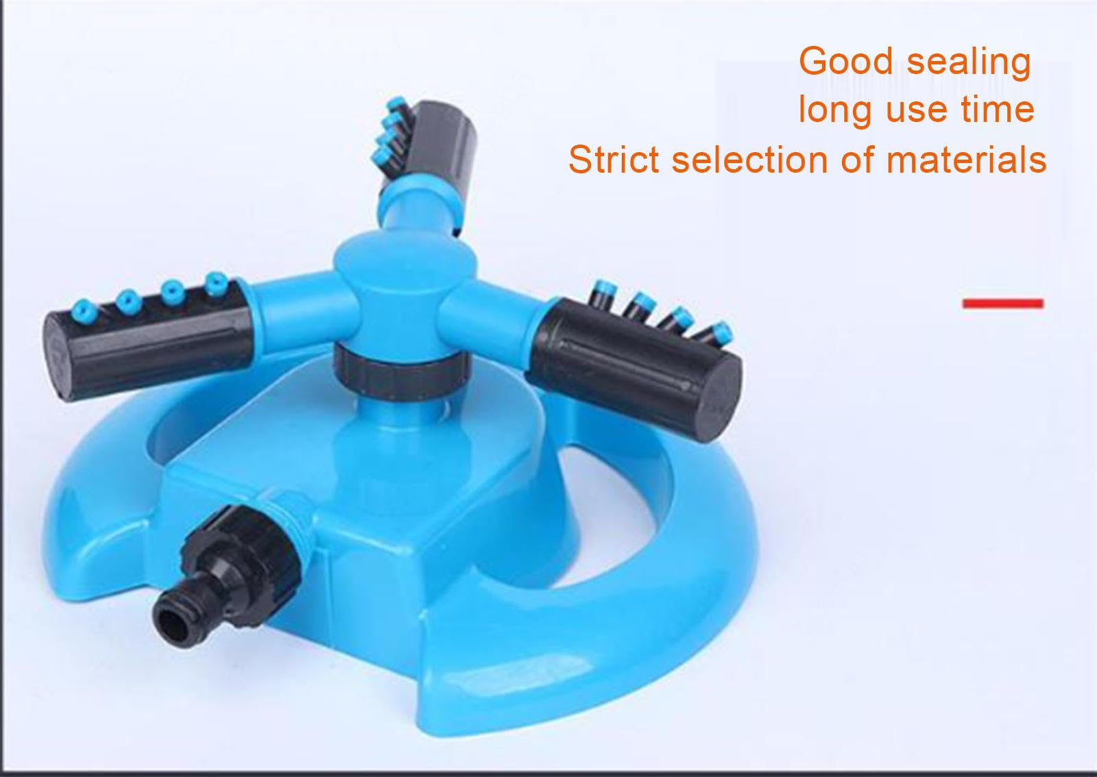 VIDECOR Irrigatore Rotante Automatico a 360 Gradi Trident Sprinkler Irrigatore Rotante Tandem Sprinkler (4 Pezzi),A