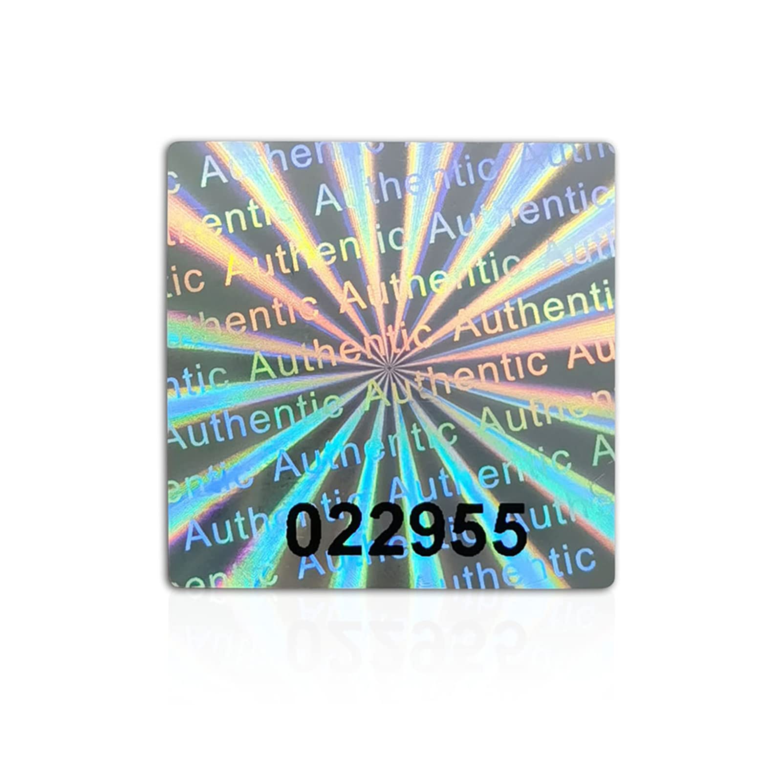 WZRYSEAL300pcs Security Hologram Stickers, Authentic Warranty Void Tamper Proof Labels, Tamper Evident Holographic Sealing Sticker,Unique Serial Number( 1.2Inch X 1.2Inch)