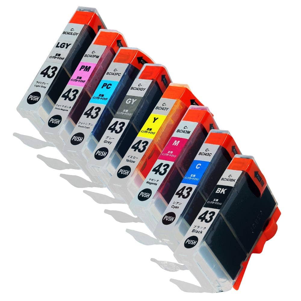 キヤノン Canon 使用済み純正インクカードリッジ43個 うち互換インク2つ キヤノン Canon 使用済み純正インクカードリッジ43個 うち互換