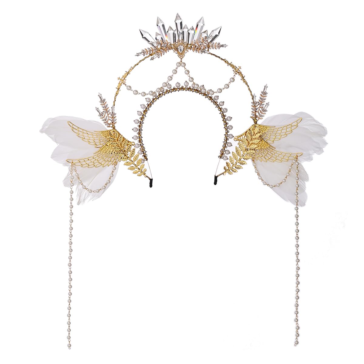COSDREAMER Halo Crown Mary Goddess Headband Women's Halloween Costume Goddess Headwear (S)