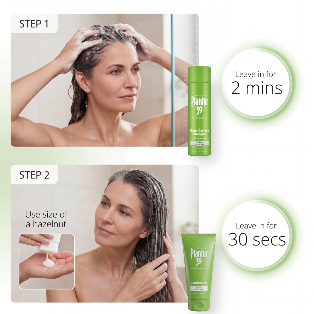 Amazon.com : Plantur 39 3-Step System for Fine and Brittle Hair