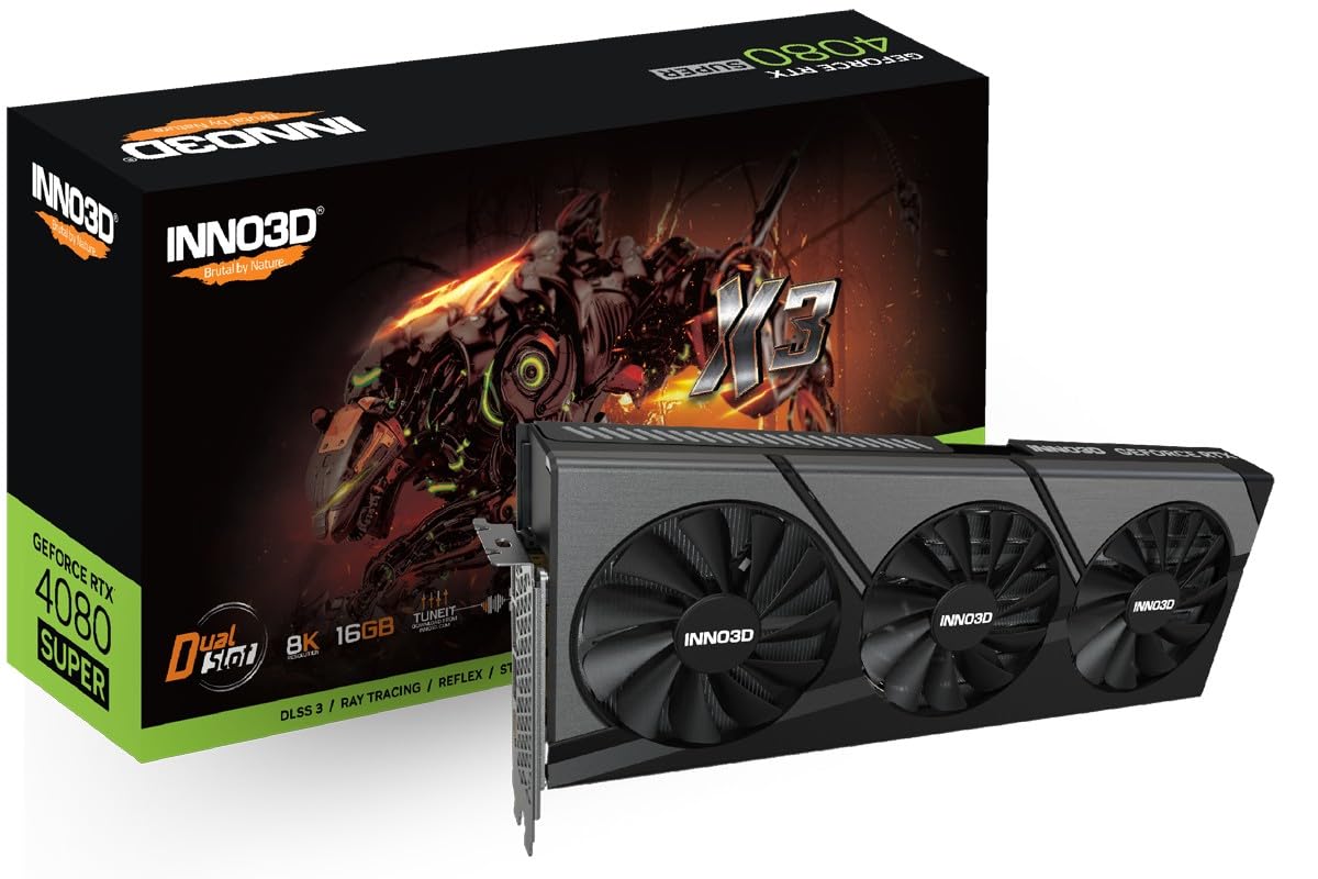 Amazon | Inno3D GEFORCE RTX 4080 SUPER X3 NVIDIA 16GB GDDR6X 