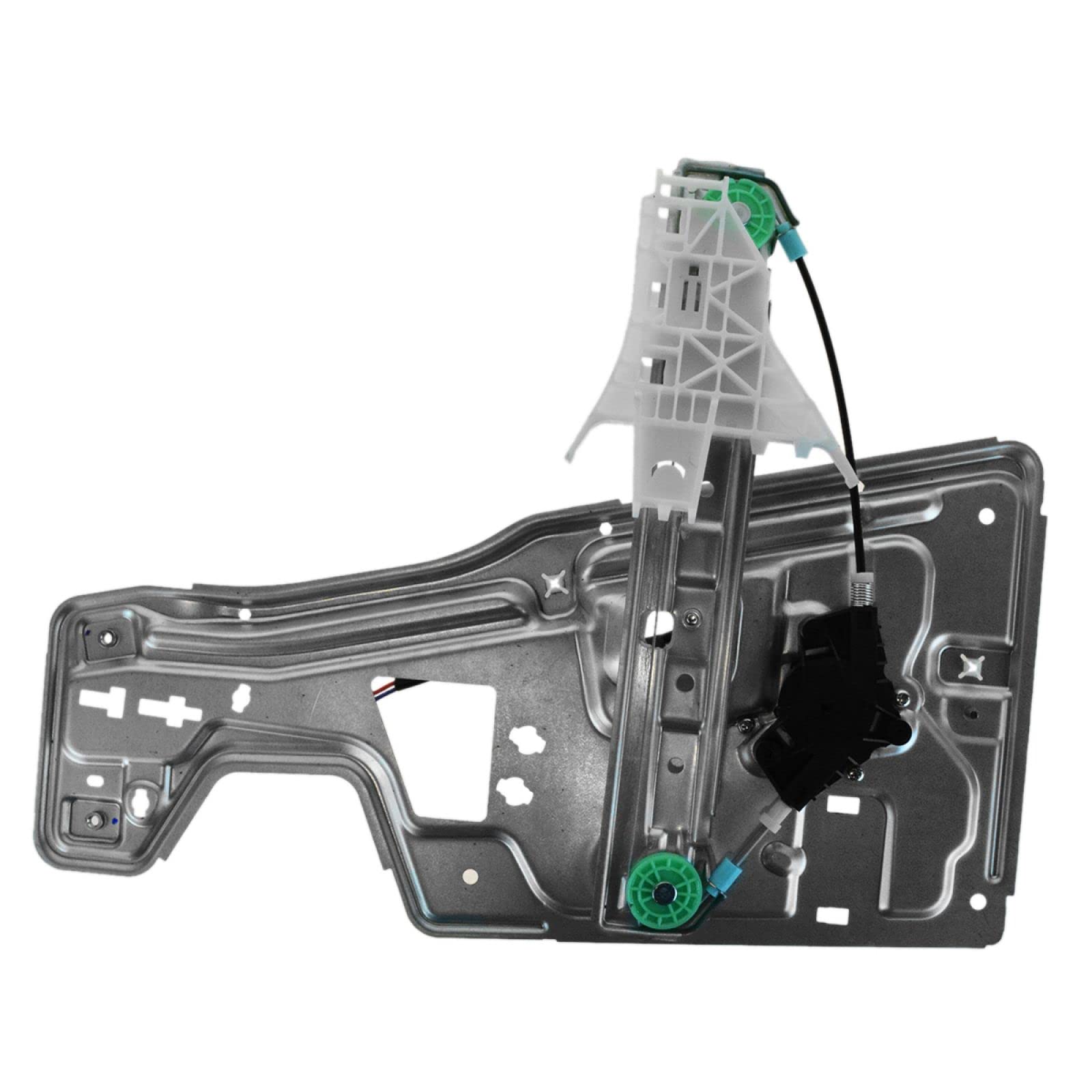 TRQ Rear Left Power Window Regulator &amp; Motor Assembly Drivers Side Compatible with 2005-2009 Chevrolet Equinox 2006-2009 Pontiac Torrent