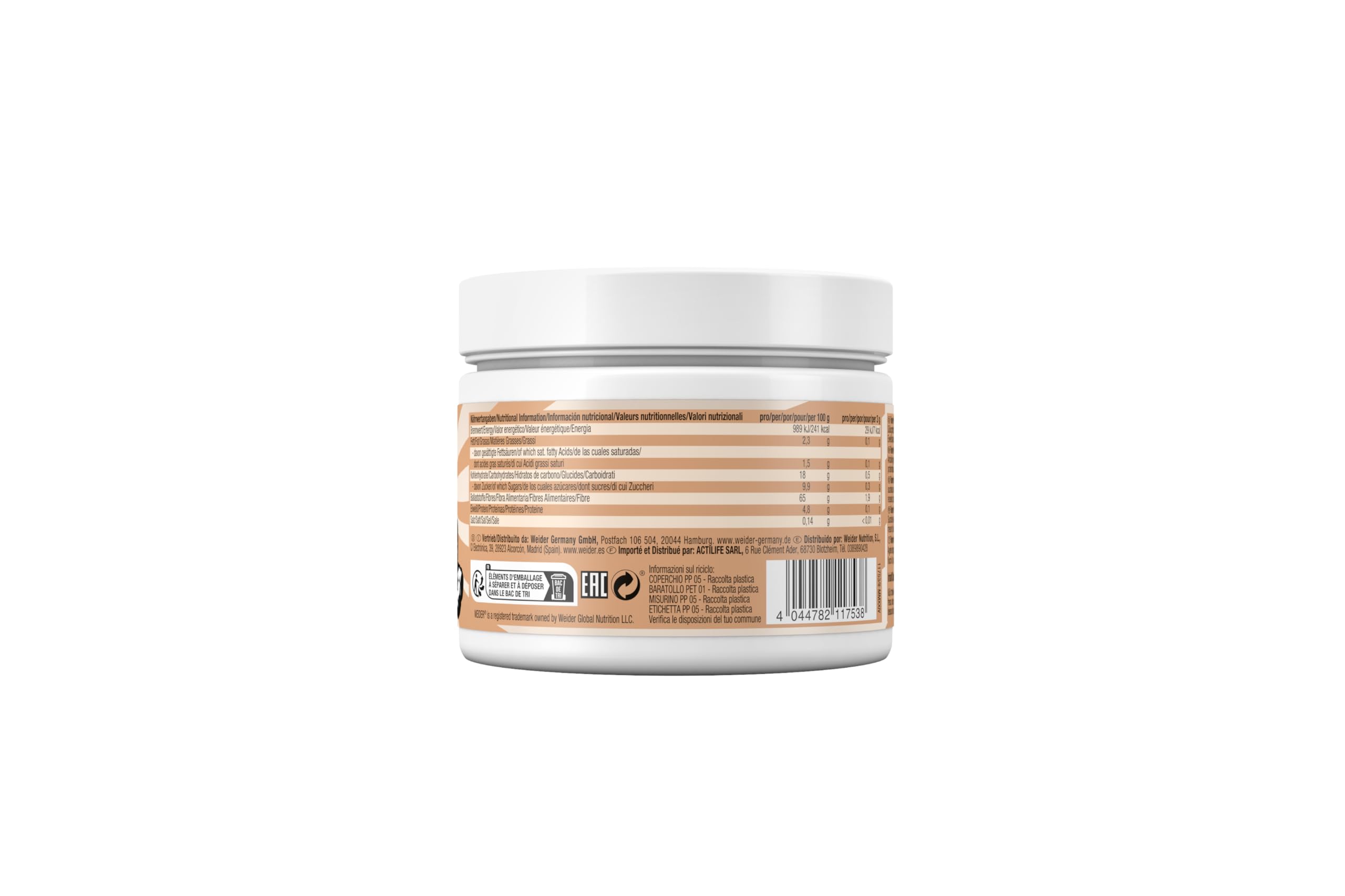 WEIDER Flavor Powder proszek smakowy bez cukru 250 g tiramisu