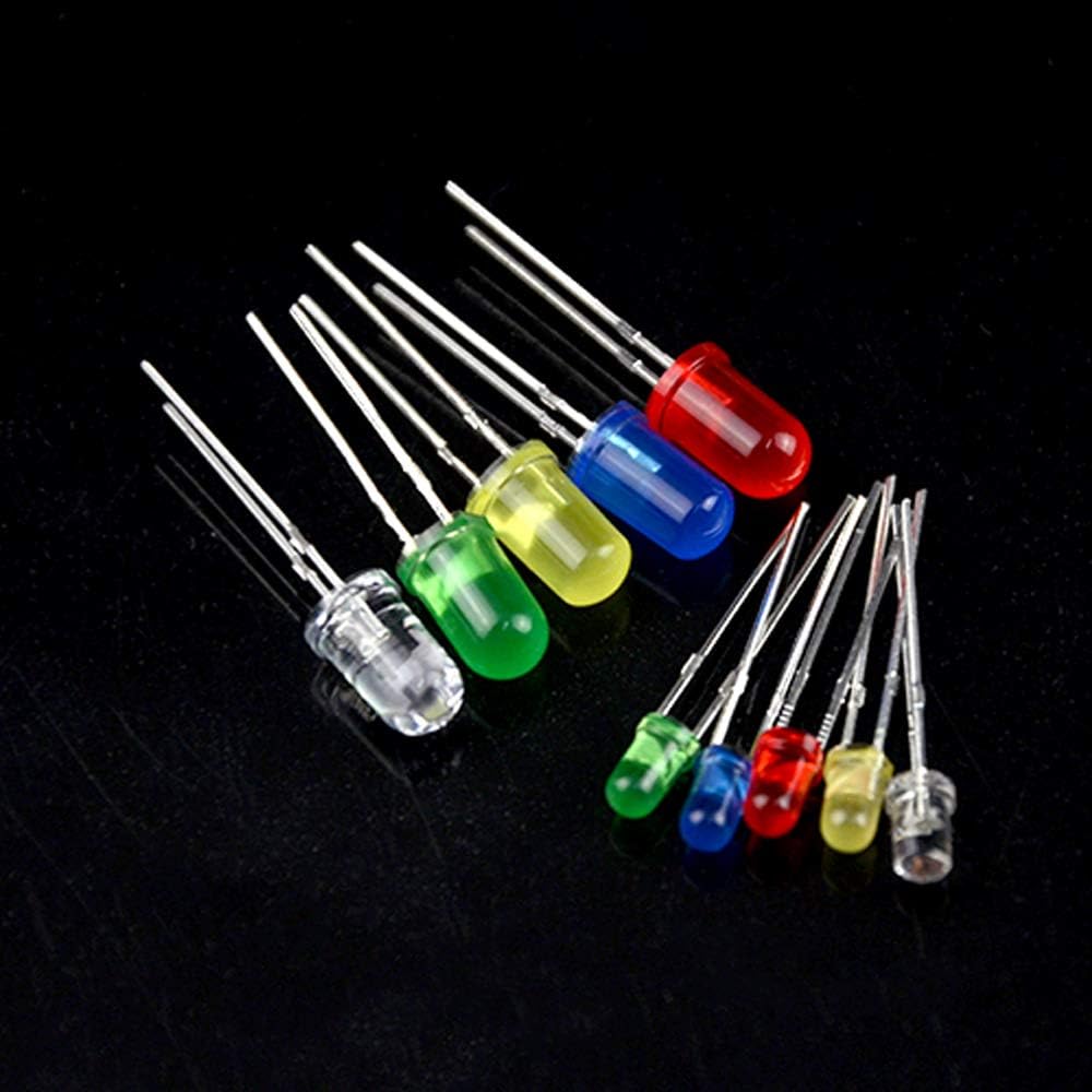 500pcs 5mm led assortiti diodi emettitori di luce super luminosi