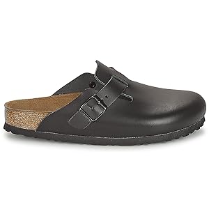 希少美品 BIRKENSTOCK BOSTON BOLD BLACK 27cm boston-exquisite-leather-black
